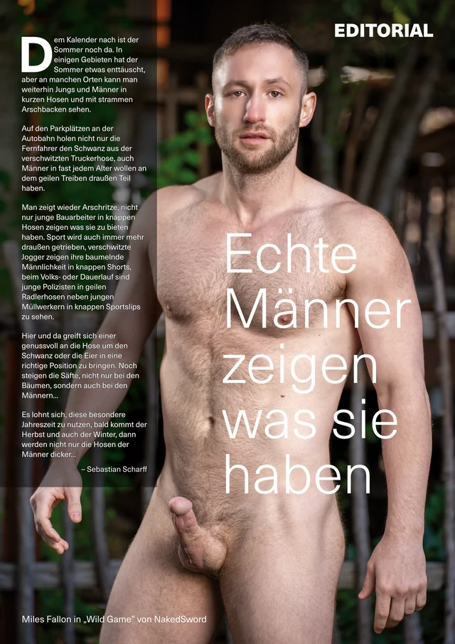 Pornstars editorial page showing headline, copy and image hierarchy